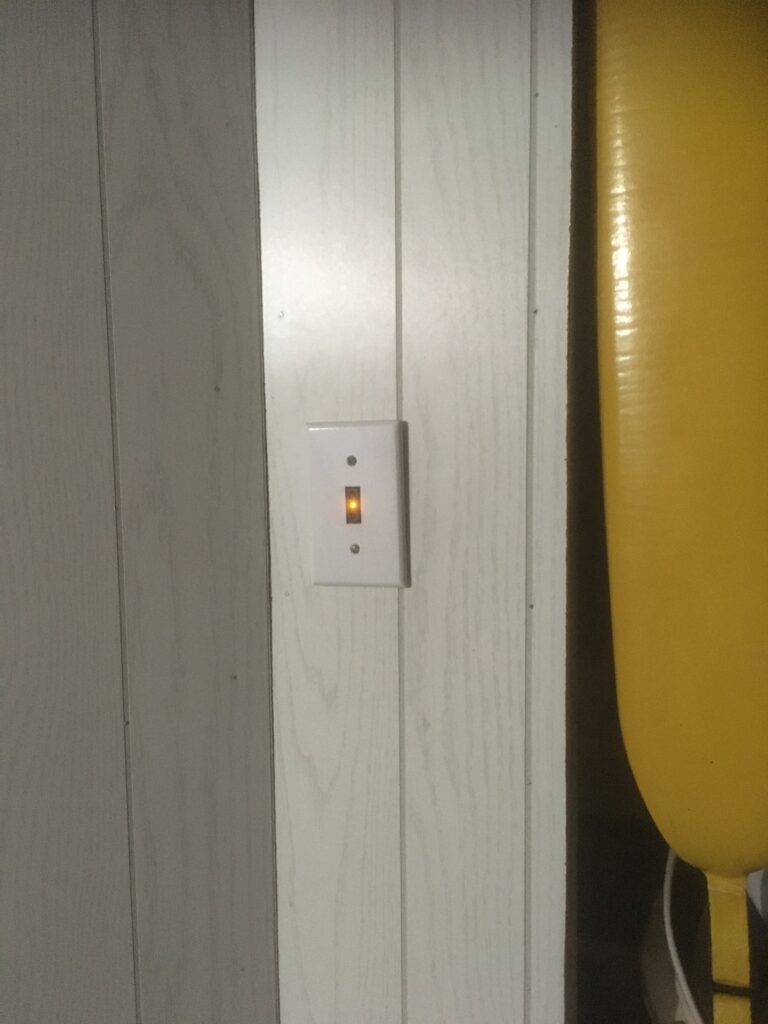 Longest working Touchless Light Switch in the Laundry Room